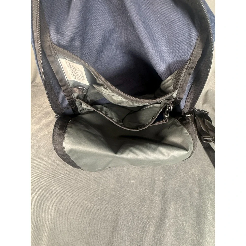 Tom Bihn Daylight Backpack Navy Blue Ballistic Nylon Made USA w Organizer Pouch